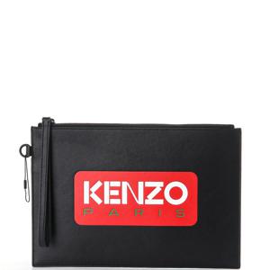 겐조 파리 라지 레더 클러치 28 블랙 FD55PM822L41 99