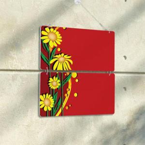 아트박스/꾸밈 nm256-멀티아크릴액자_노란해바라기(2단)