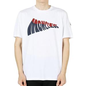 디몬트 몽클레어 남성 브렌디드 로고 코튼 반팔(화이트) 8C00058 89A17 002