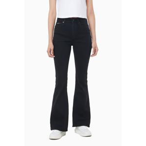 [캘빈클라인 진]여성 하이라이즈 플레어 블랙진 청바지 47D746G