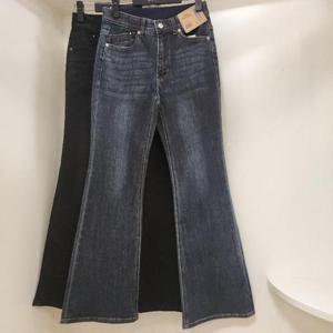 뱅뱅 HC15 뱅뱅 가을 여성 허리인밴드 스판 브츠컷 청바지 NQL651