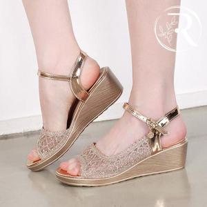 [디자이어로즈] 웨지힐 여름 시스루샌들 메리제인샌들