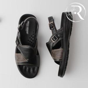 [디자이어로즈] 남성 캐주얼 가죽샌들 키높이쿠션샌들