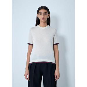 26 SS 구찌 여성 엑스트라 파인 캐시미어 혼방 탑  guc0261094wht