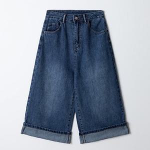 러브앤쇼  스트레이트롤업 데님팬츠 (GCFJGPT01)