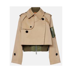 사카이 코튼 블렌드 개버딘 트윌 재킷 P01070177