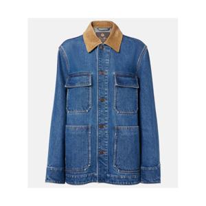 로로피아나 코듀로이 트리밍 데님 재킷 P01069527