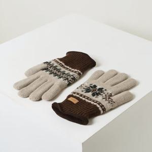 헤지스  25FW  남성 노르딕 패턴 장갑 HZGV5F105I2