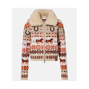 스텔라 매카트니 인타르시아 버진 울 집업 카디건 P01105037