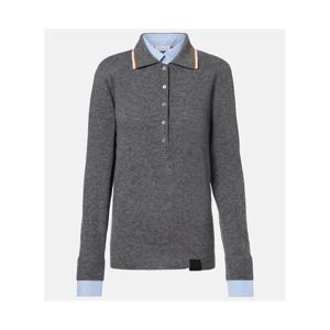 스텔라 매카트니 레이어드 버진 울 폴로 스웨터 P01132575