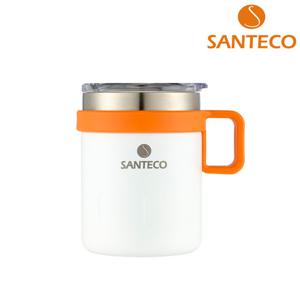 [산테코] 케미 보온보냉컵 350ml (밀크화이트)