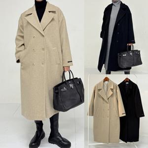 나야홍 / 위쉬몰 RA 더블버튼울카라코트(V809H512) 빅사이즈