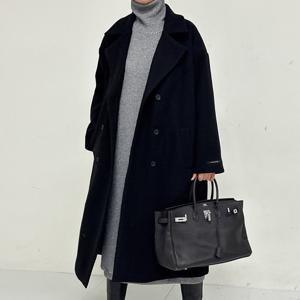 나야홍 / 아이우먼 오버핏핸드라벨코트 RAV809M512 빅사이즈