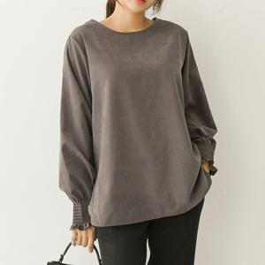 나야홍 / 아이우먼 벨벳와이드블라우스 NBB046M512 빅사이즈