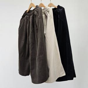 나야홍 / 빅사이즈바지 T131L512 윈터코듀로이와이드팬츠 EM