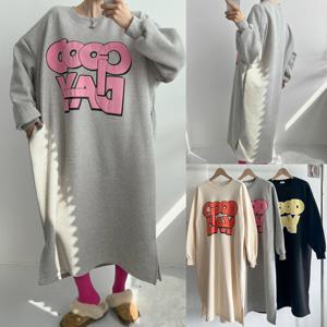 나야홍 / 위쉬몰 MA 기모굿데이박시원피스(V802H512) 빅사이즈