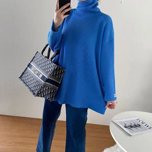 나야홍 / 아이우먼 하이넥폴라골지니트티 RAQ204M512 빅사이즈