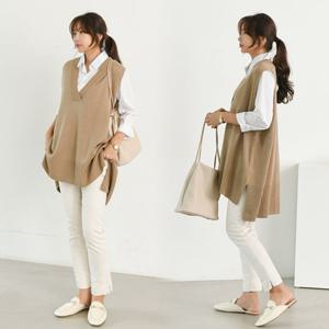 나야홍 / 위쉬몰 BN 딥브이언발라인베스트(C542H512) 빅사이즈