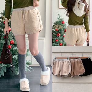 나야홍 / 위쉬몰 TC 복실양털끈밴딩반바지(V782H512) 빅사이즈