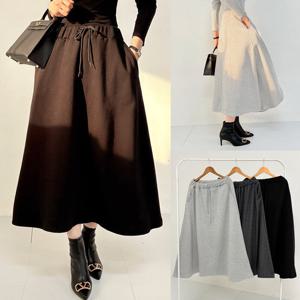 나야홍 / 위쉬몰 BA 두꺼운기모플레어스커트(V866H512) 빅사이