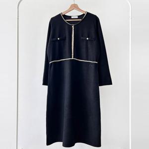 나야홍 / 빅사이즈원피스 V870L512 고급진골드라인원피스 BS