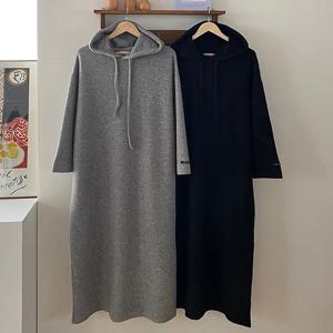 나야홍 / 빅사이즈원피스 Q354L512 데일리기모끈후드원피스 RA