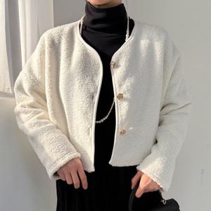 나야홍 / 아이우먼 양털로즈골드가디건 RAV896M512 빅사이즈