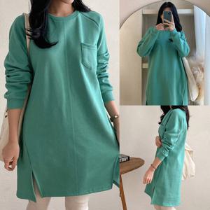 나야홍 / 위쉬몰 YY 기모포켓나그랑원피스(V881H512) 빅사이즈