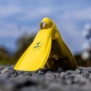 뷰 VIEW 수영훈련용 고무 오리발 숏핀 A1186337 운동