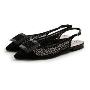 로저비비에 여성 고메틴 블랙 플랫 RVW57533540 SJF B999