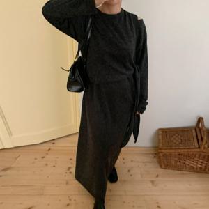 나야홍 / 아이우먼 매듭랩트임숄더원피스 MOV942M512 빅사이즈