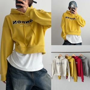 나야홍 / 위쉬몰 MC 뽀글이런던크롭후드티(V991H601) 빅사이즈