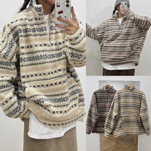 나야홍 / 위쉬몰 GB 올드패턴반집업아노락(V997H601) 빅사이즈