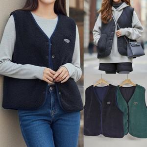 나야홍 / 위쉬몰 SM 트리패치리버시블조끼(X001H601) 빅사이즈