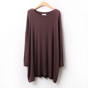 나야홍 / 아이우먼 촉촉실키루즈긴팔티 RAA329M601 빅사이즈