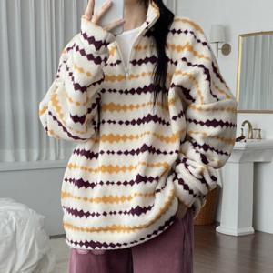 나야홍 / 아이우먼 뽀글다이아반하이집업 GBX014M601 빅사이즈