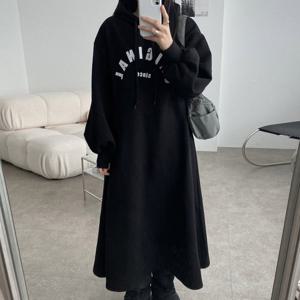 나야홍 / 아이우먼 아방끈후드신스원피스 GBX023M601 빅사이즈