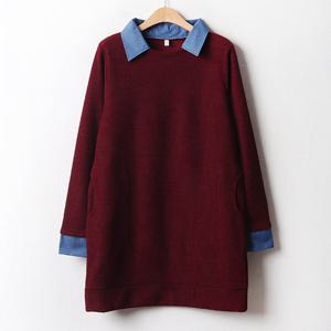 나야홍 / 아이우먼 심플사카리바롱니트 MNB716M601 빅사이즈