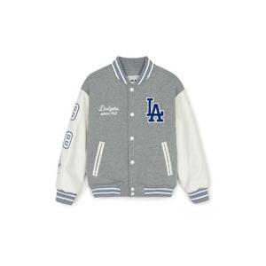 MLB키즈패딩 NQK 7AJPV0151-07MGD 스포티브 와펜 바시티 패딩점퍼 LA다저스