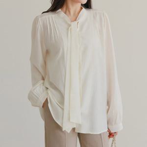 나야홍 / 아이우먼 웨이브리본블라우스 WBX117M601 빅사이즈