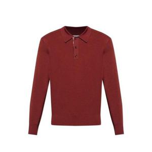 26 SS 버버리 롱슬리브 폴로 셔츠 레드 8112145