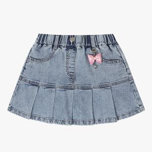 [로엠걸즈(아동)]키링 데님 절개주름 스커트 RGWH26S2C