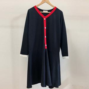 나야홍 / 빅사이즈원피스 X129L601 레드포인트미디원피스 BS