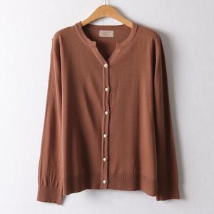 나야홍 / 아이우먼 펄버튼베이직가디건 RMF139M602 빅사이즈