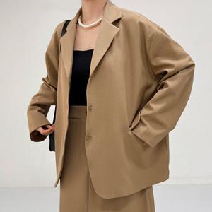 나야홍 / 아이우먼 기본카라쓰리버튼자켓 RAV292M602 빅사이즈