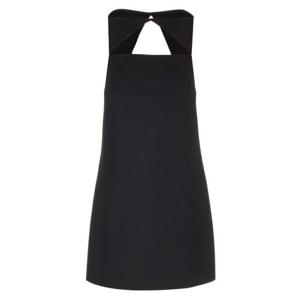 26 SS 베르사체 컷아웃 오픈백 슬리브리스 미니 드레스 블랙 10150171A10309