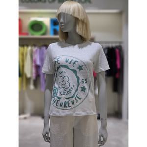 [베네통][베네통] 베네통 인넨 프린팅 반팔 티셔츠 BATSF4531 (P