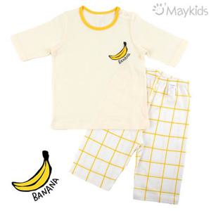 [메이키즈]체키바나나 7부40수싱글 실내복