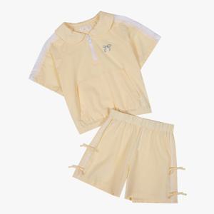 [로엠걸즈(아동)]반집업 화섬 반팔 세트 RGSM26SY1