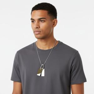 엠포리오 아르마니 아르마니 도그 태그 목걸이 EGS3179040